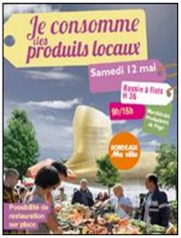 Marché des producteurs de pays. Le samedi 12 mai 2012 à Bordeaux. Gironde. 